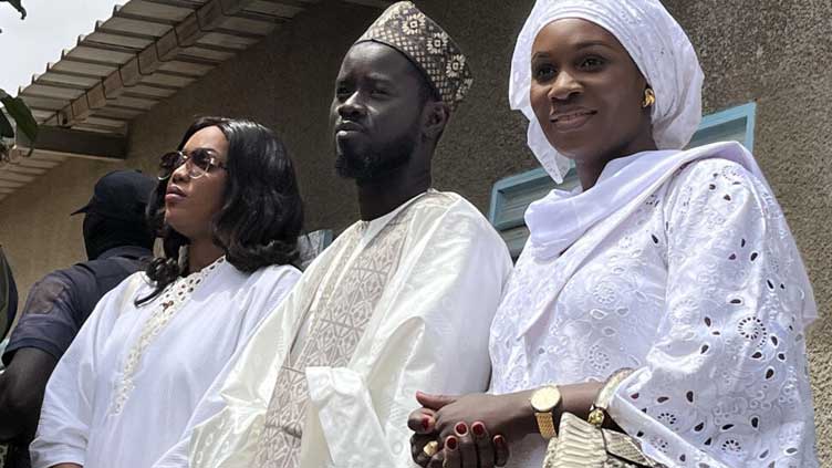 Senegal's incoming president to take office with two first ladies