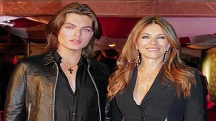 Elizabeth Hurley's son says filming his mum's racy scene felt 'totally normal'