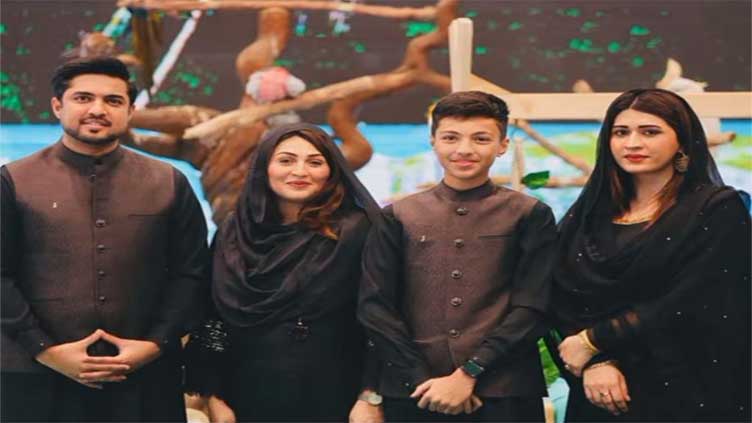 Netizens comment as Iqrar's wives spotted together on show