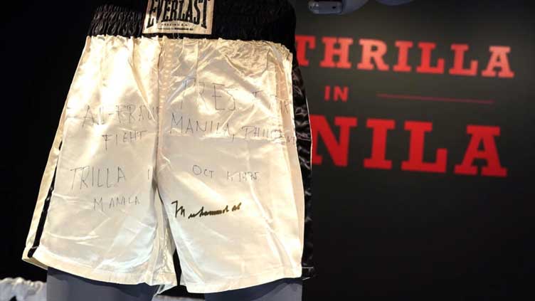 Muhammad Ali's 'Thrilla in Manila' shorts up for auction