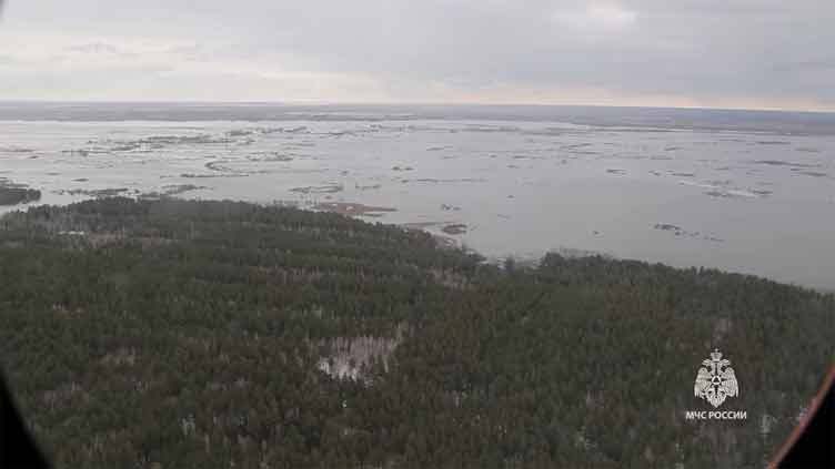 Hundreds of houses, plots flooded in Russia's Kurgan region