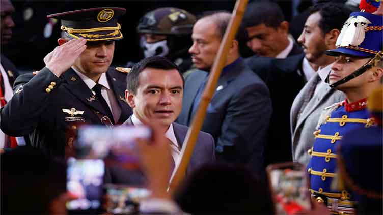 Ecuadorean President Noboa seeking approval for security measures in Sunday vote