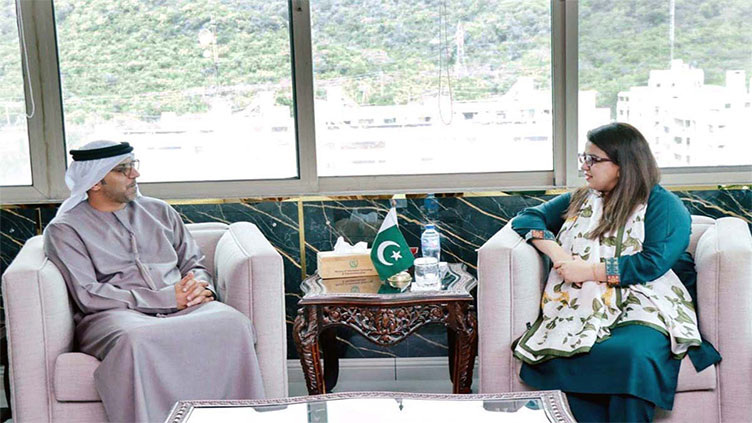 UAE ambassador calls on Shaza Fatima