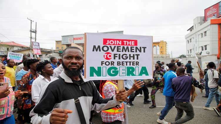 Protesters in Nigeria demonstrate over high cost of living