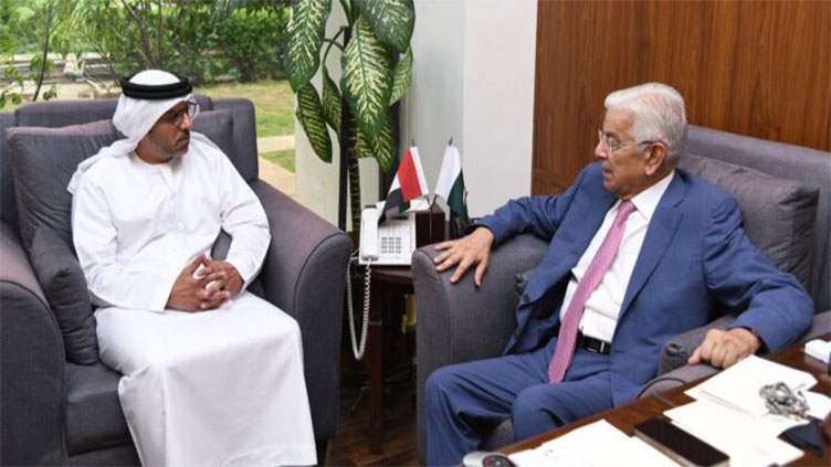 UAE envoy calls on Defence Minister Khawaja Asif