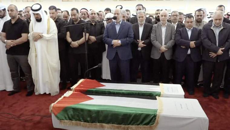 حماس کے سربراہ اسماعیل ہانیہ کو سپرد خاک کردیا گیا