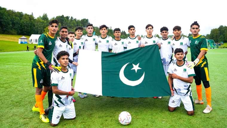 ناروے کپ : پاکستان سٹریٹ چائلڈ فٹبال ٹیم کوسیمی فائنل میں شکست
