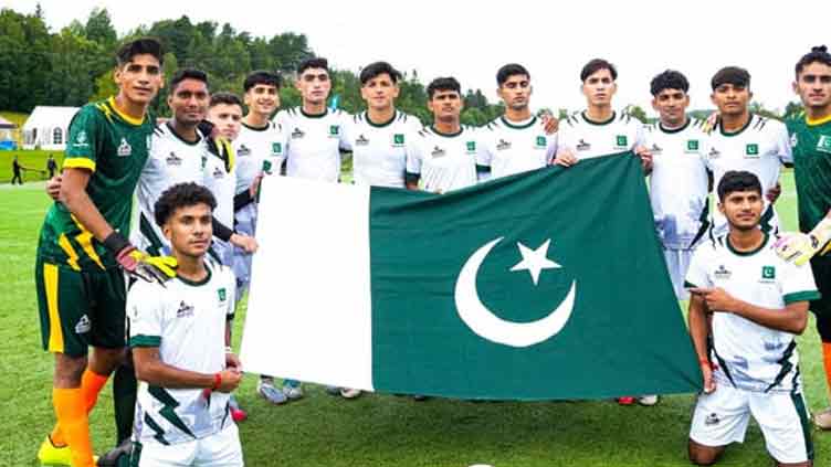 Pakistan's U-15 football team qualify for final of Norway Cup