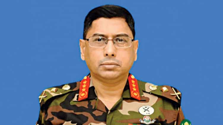 Who is the Bangladesh army chief who announced Hasina's resignation?