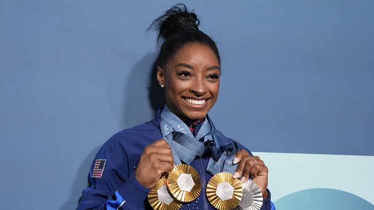 Simone Biles caps Paris Olympics 'Redemption Tour' with one last medal silver in floor routine