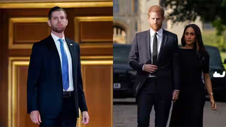 Trump's son calls Harry, Meghan 'spoiled apples', hints at their deportation