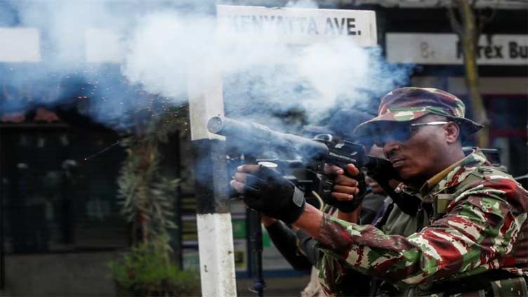 Kenya police clear pockets of protesters in capital with tear gas