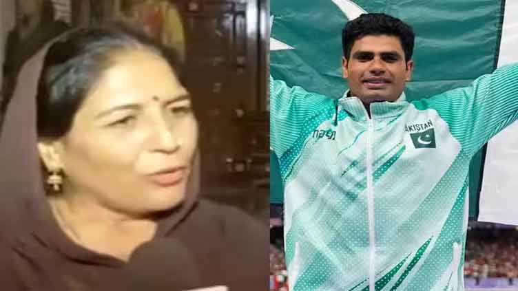 Neeraj Chopra's mother wins hearts by showering praise on Arshad Nadeem