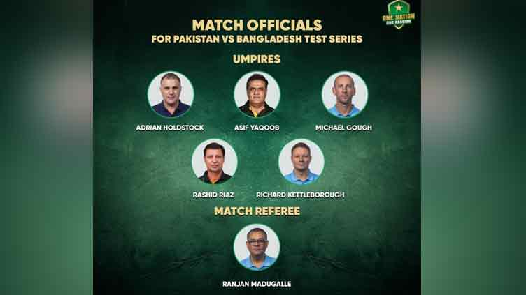 Match officials announced for Pakistan vs Bangladesh Test series