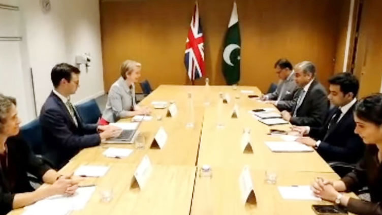 Interior Minister Mohsin Naqvi meets British counterpart, seeks cooperation to combat illegal immigration