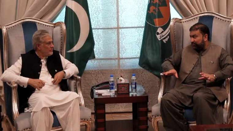 Ishaq, Sarfaraz discuss matters related to development of Balochistan