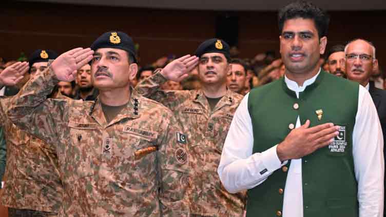 COAS hosts ceremony to honour Olympic star Arshad Nadeem