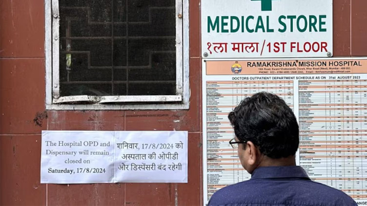 Indian doctors begin 24-hour strike to protest brutal rape of medic