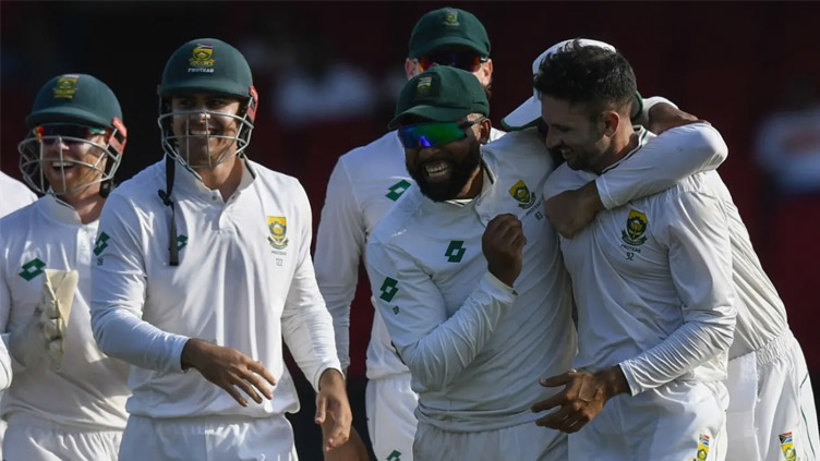 Maharaj leads South Africa to series win over West Indies