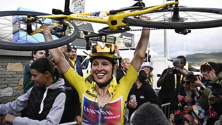 Polish rider Katarzyna Niewiadoma wins her first Tour de France title