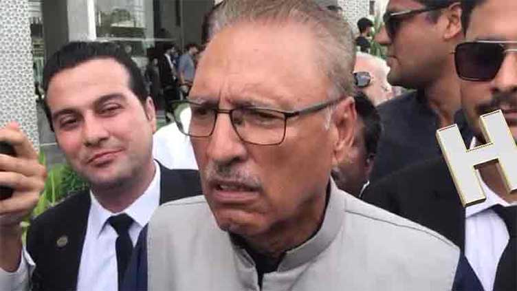 Ex-president Arif Alvi says he is not scared of Article 6