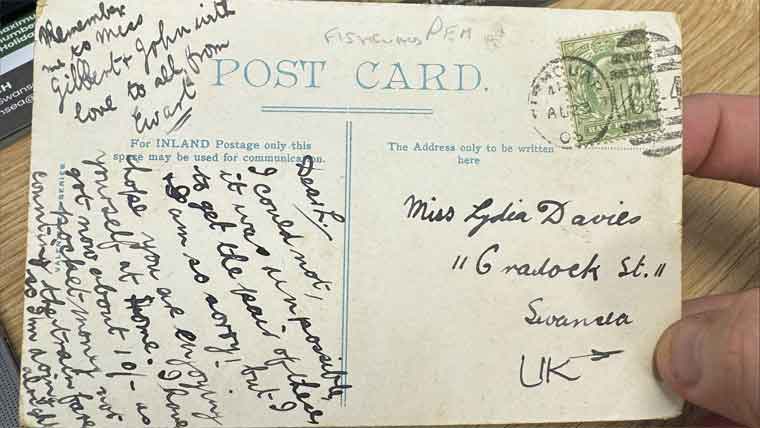 Postcard dating back 121 years gets delivered in mail in UK