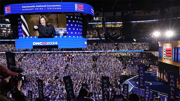 Kamala Harris caps convention with call to end Gaza war, fight tyranny