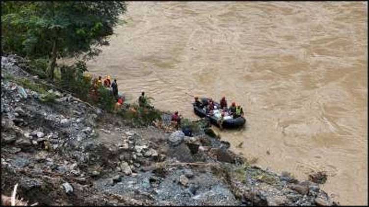 At least 10 dead as Indian passenger bus with 40 onboard plunges into river in Nepal