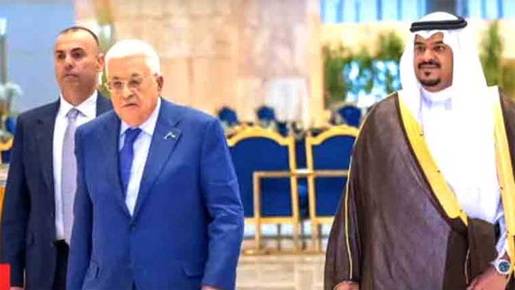 Palestinian president Mahmoud Abbas reaches Riyadh