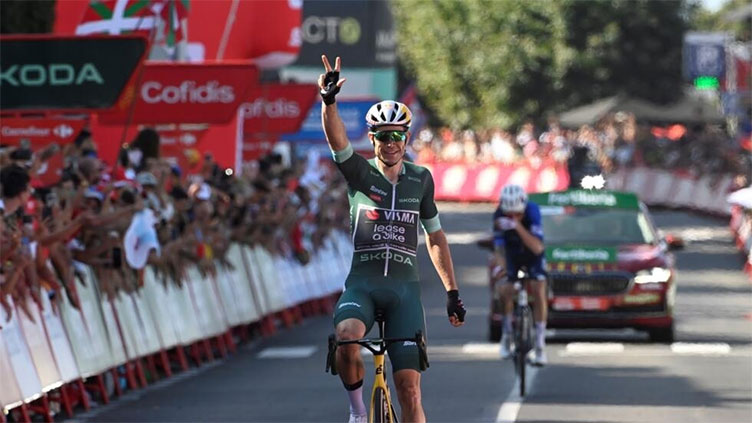 Van Aert lands third stage win of debut Vuelta