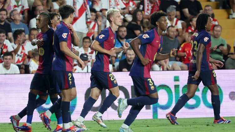 Olmo clinches Barca comeback win at Rayo on debut