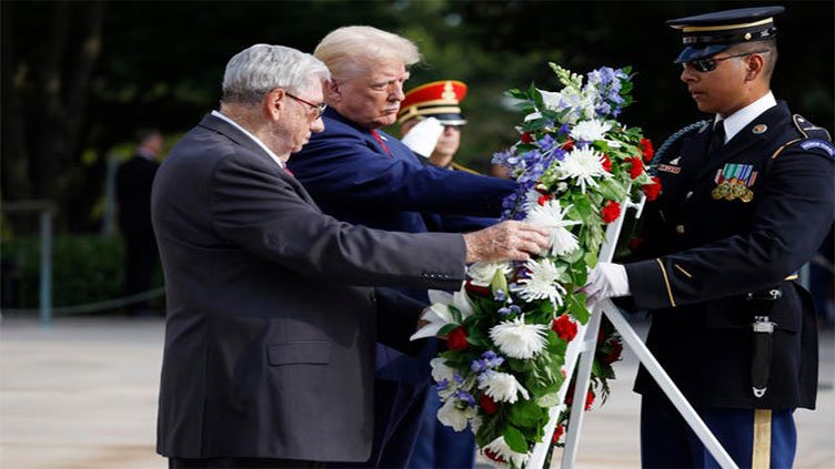 US Army criticizes Trump staff over 'push' at cemetery visit