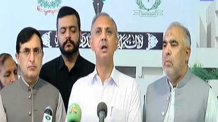 Govt came to power through fake mandate, says Omar Ayub