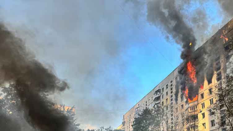 Russia hits high-rise in Ukraine's Kharkiv, kills six and injures 55