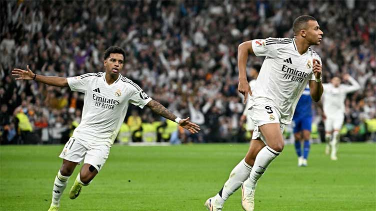 'Blocked bottle' Mbappe strikes as Real Madrid beat Getafe