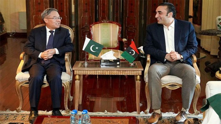 Chinese envoy meets Bilawal Bhutto at Zardari House