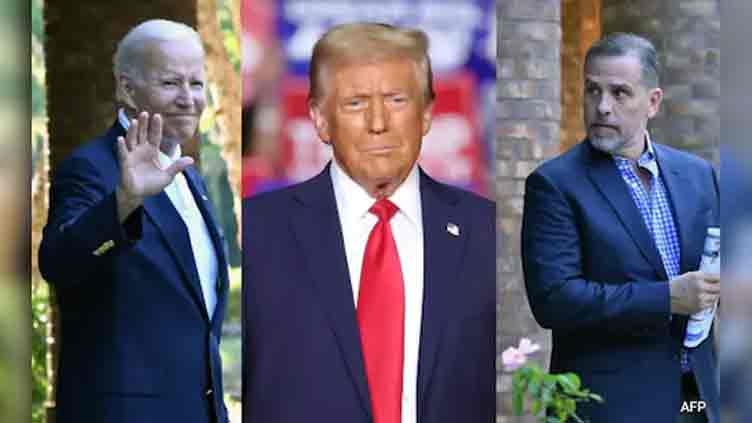 Trump cites Hunter Biden pardon in seeking hush money case dismissal