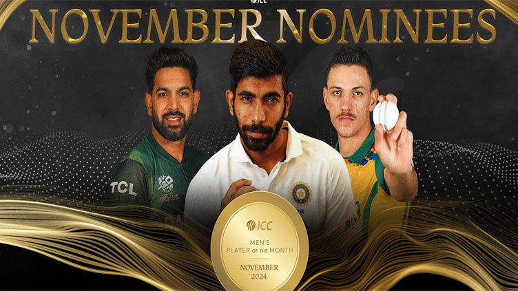 ICC Men's Player of the Month nominees for Nov 2024 announced