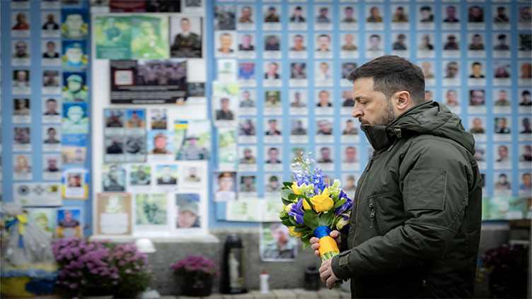 Zelensky slams Putin after Russian strikes kill 12