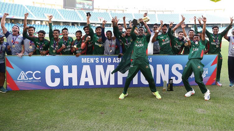 Bangladesh defends U-19 Asia Cup title with 59-run victory over India