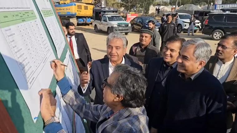 محسن نقوی کا دورہ ایف ایٹ اسلام آباد، تعمیراتی کاموں کا جائزہ لیا