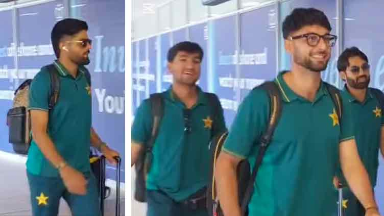 Pakistani squad arrives in Johannesburg for second T20I