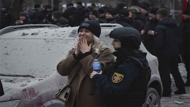 2 Ukrainian women are pulled alive from rubble hours after Russian missile strike