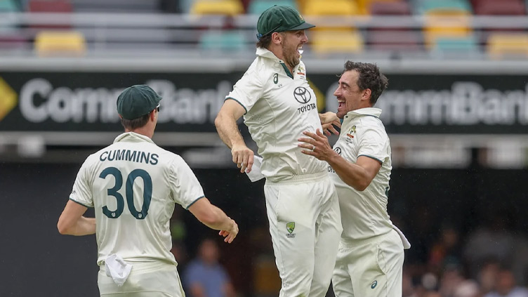 Mitchells combine as Starc double-strike rocks India at the Gabba