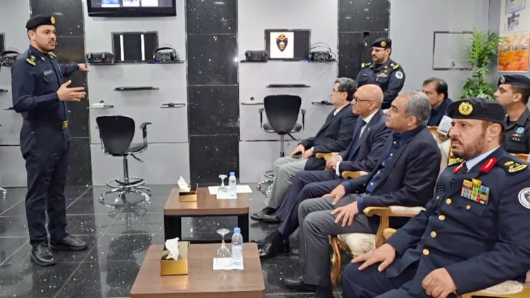 Mohsin Naqvi visits King Fahd Security College in Riyadh