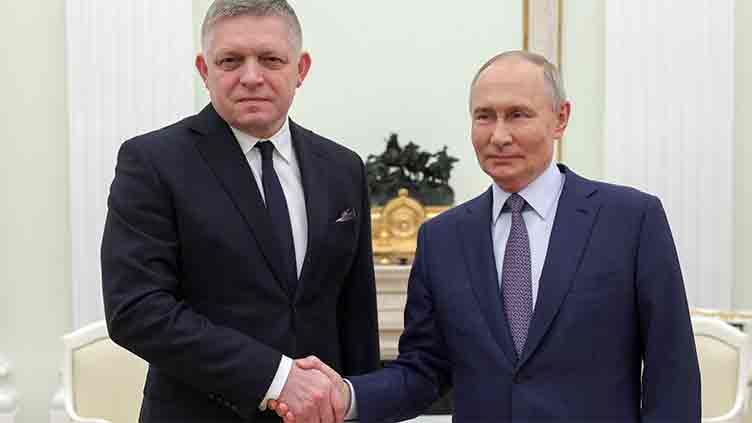 Russia's Putin holds talks with Slovakian PM Fico, in a rare visit to Moscow by an EU leader