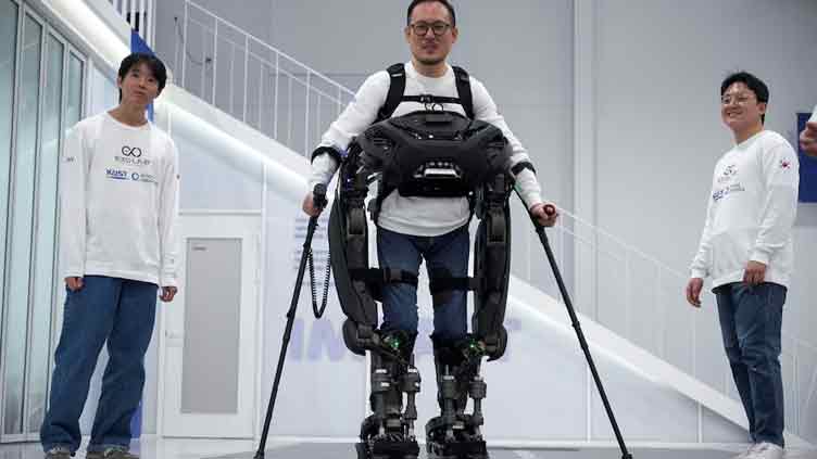 South Korean team develops 'Iron Man' robot that helps paraplegics walk