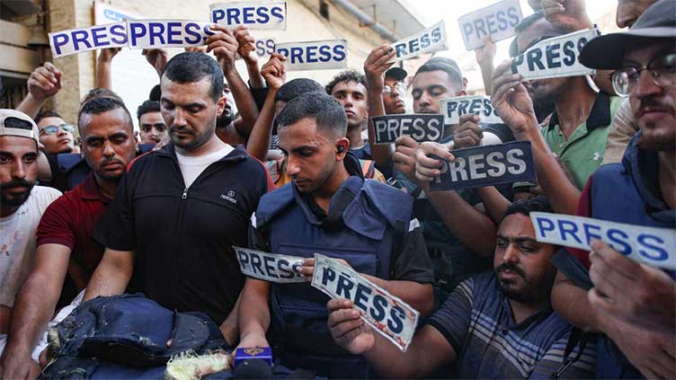 Dunya News Israeli forces responsible for a third of 54 journalists killed in 2024: Reporters Without Borders