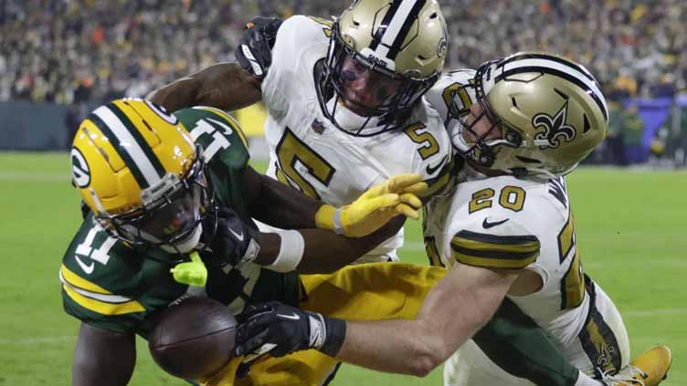 Packers clinch playoff berth with 1st shutout in NFL this season, 34-0 over Saints