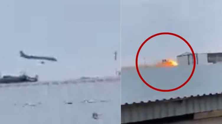 Passenger plane flying from Azerbaijan to Russia crashes in Kazakhstan with many feared dead